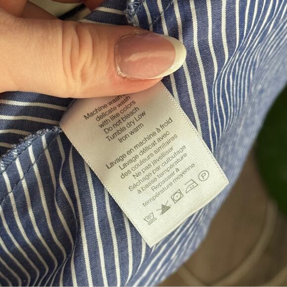 Veronica Beard Gilda Asymmetrical Shirt 6 - Picture 9 of 9